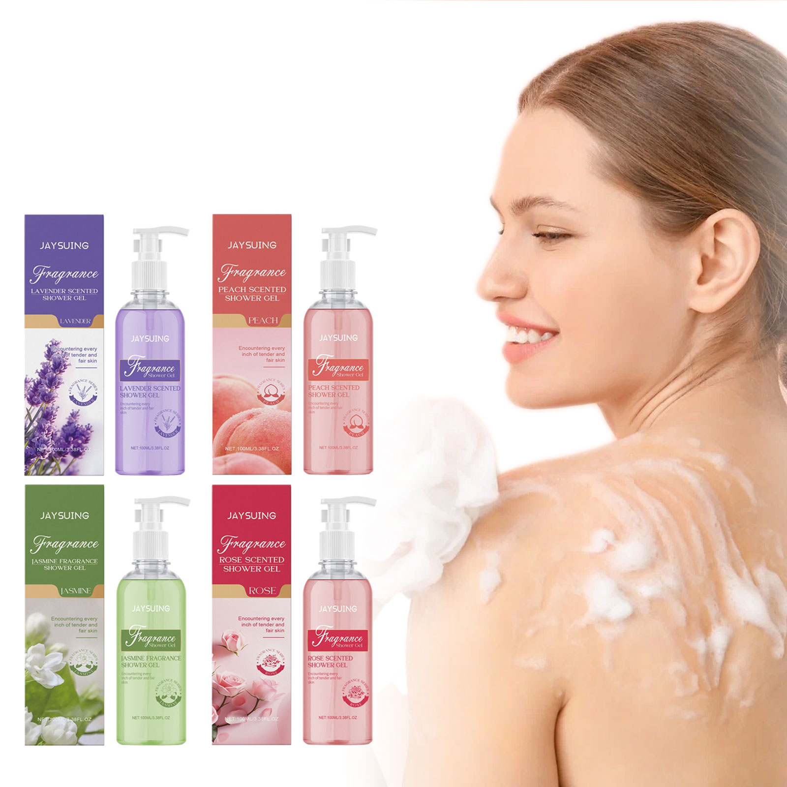 Perfume Fragrance Moisturizer - Gel de ducha fragante, Perfume de