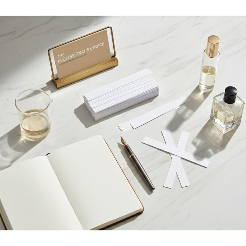 Perfume Fragrance Lab - 100 Tiras de Papel para Pruebas
