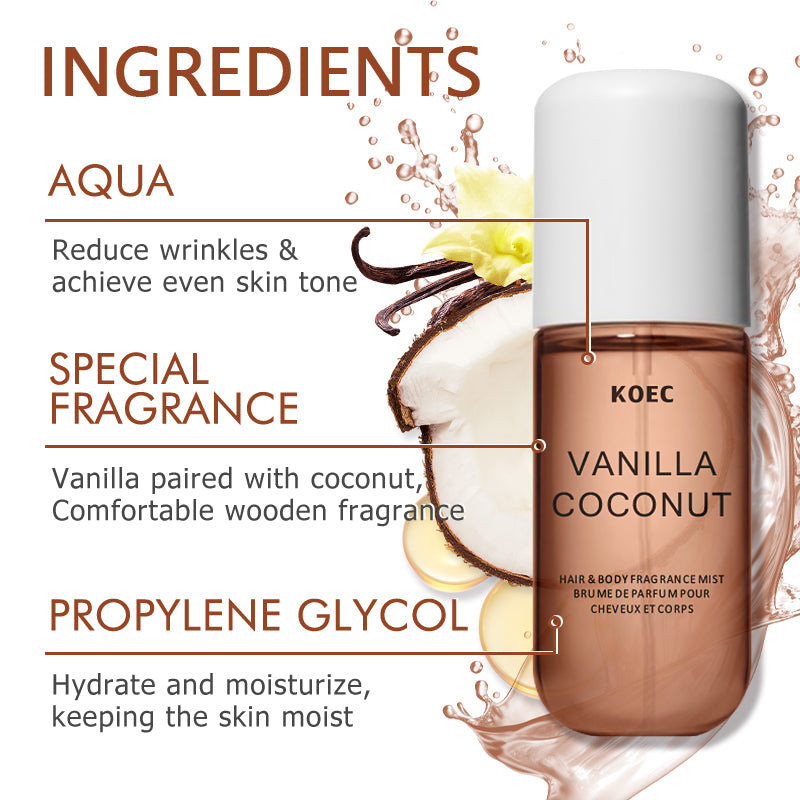KOEC Fragancia de vainilla y c - Perfume Fragrance Moisturizer reseña y precio