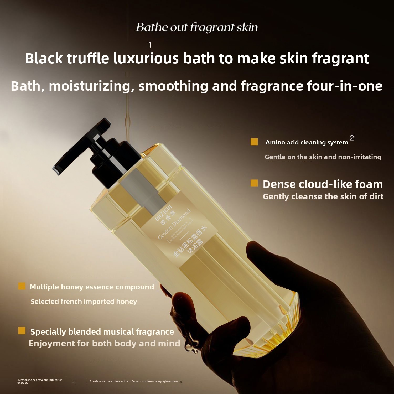 Gel de ducha Golden Diamond Bl - Perfume Fragrance Moisturizer reseña y precio