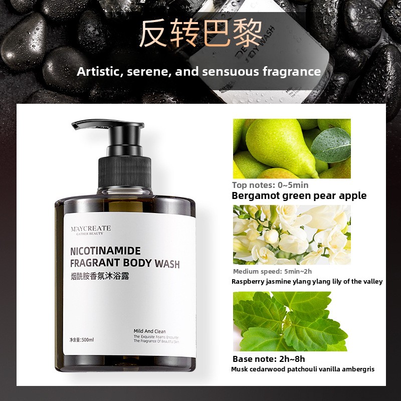 Gel de Ducha con Niacinamida,  - Perfume Fragrance Moisturizer reseña y precio
